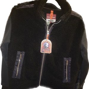NWT Black Medium Parajumpers fleece jacket